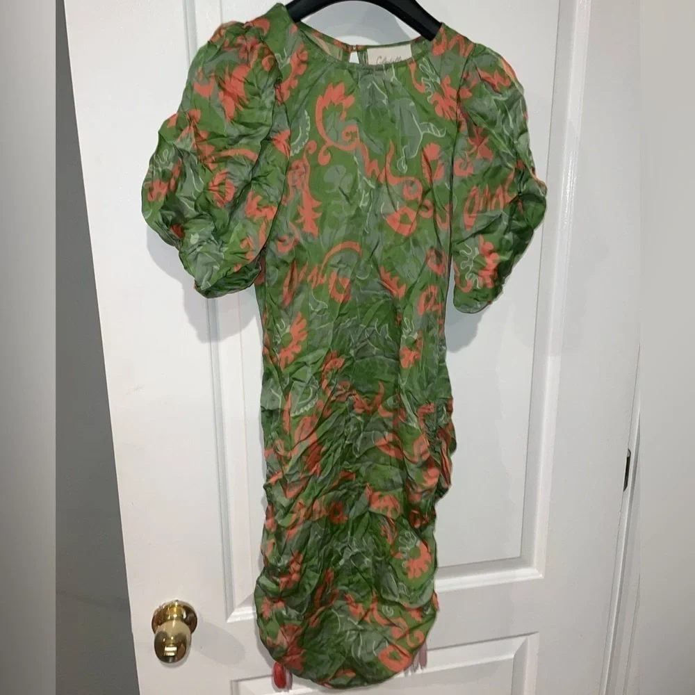 🔥 NWT 🔥 CLEOBELLA Revolve Kamila Mini Dress in Abstract Print Size XS 💕 - Picture 9 of 14